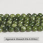 Natuursteen Zuidelijke Jade Kralen - Donker Groen, Rond, 4-10mm - Voor Sieraden Maken