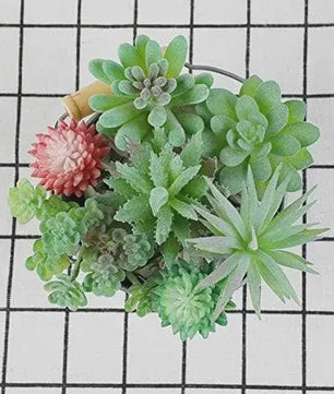 Set van 7 Kunstmatige Succulenten - Realistische Nep Plantjes voor Decoratie