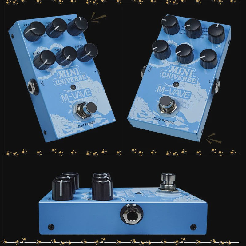 M-VAVE Mini Universe Gitaar Effectpedaal - Digitale Reverb met 9 Tones