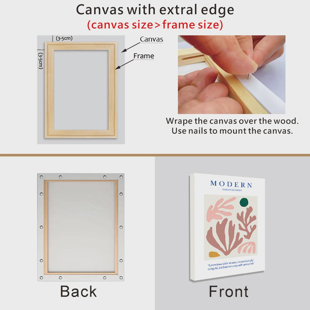 Houten Canvas Frame 35x55cm & 40x60cm - Perfect voor Schilderen & Posters