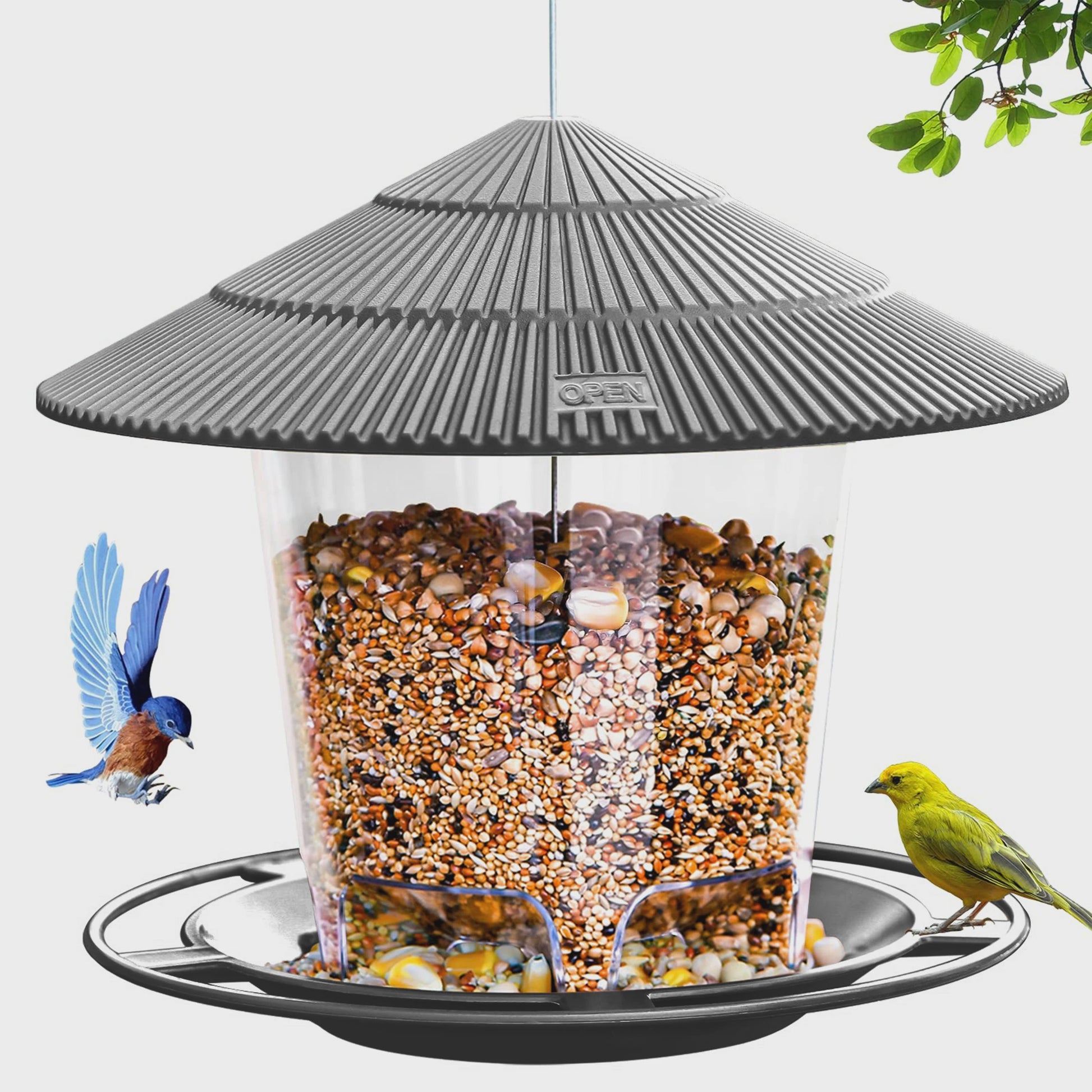 Automatische Vogelvoeder - Hangende Voederdispenser met Meerdere Gaten voor Buiten