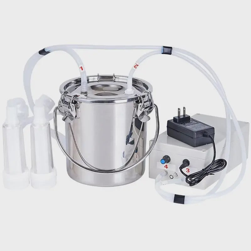 Automatische Melkmachine voor Koeien en Schapen - 8L RVS met Pulsatie