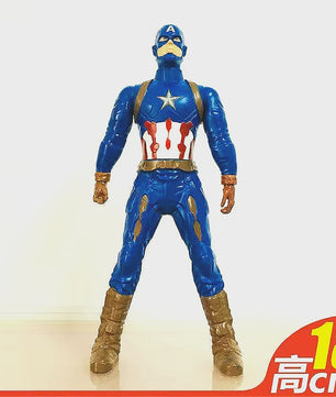 5-delige Actiehelden Figuren Set - Spiderman, Iron Man, Hulk, Captain America & Ultraman