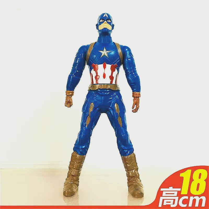 5-delige Actiehelden Figuren Set - Spiderman, Iron Man, Hulk, Captain America & Ultraman