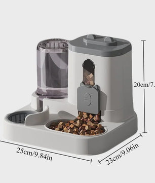 Automatische Voerbak en Waterdispenser voor Huisdieren - Anti-Knoei Ontwerp