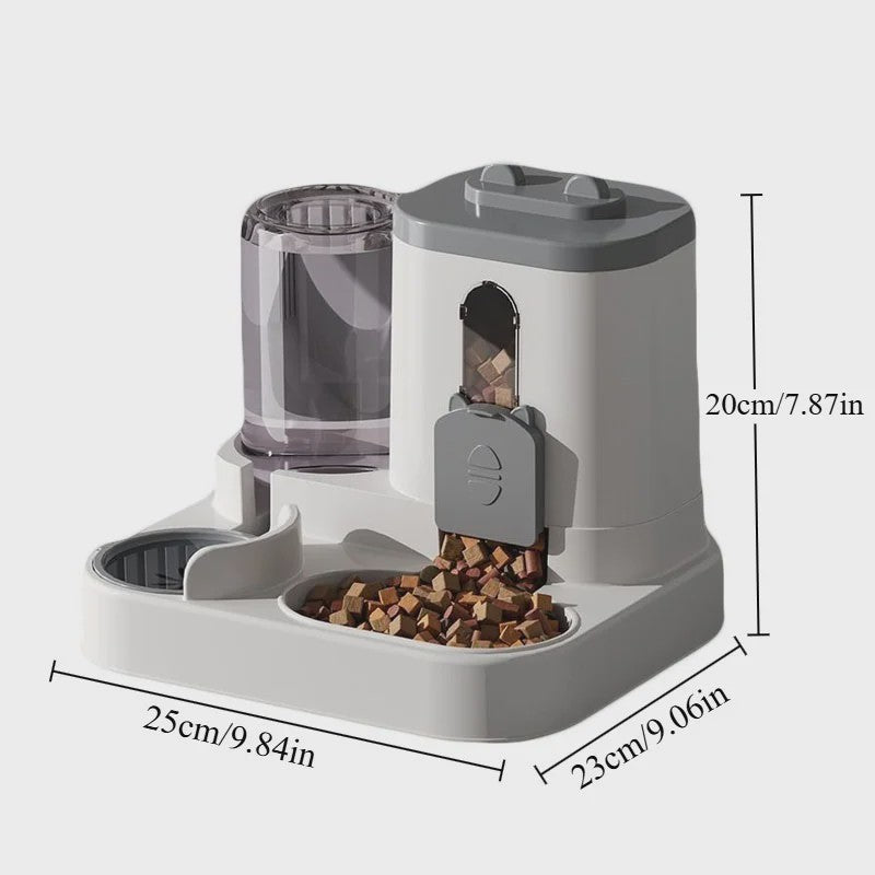 Automatische Voerbak en Waterdispenser voor Huisdieren - Anti-Knoei Ontwerp