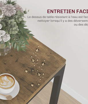 Compacte Eettafel Set met 2 Stoelen - 3-delig Keukenmeubel