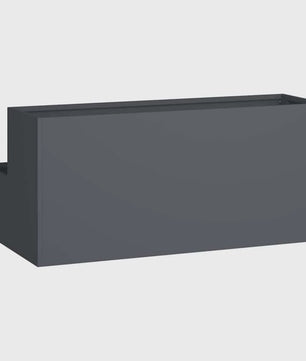 2-Laags Plantenbak 100x60x45 cm Antraciet Staal - Verhoogd Buitenbed
