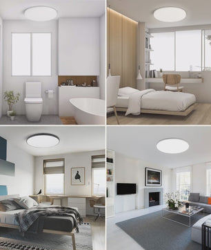 Waterdichte LED Plafondlamp Rond - 18W/30W/40W - IP44 - Keuken, Badkamer, Woonkamer