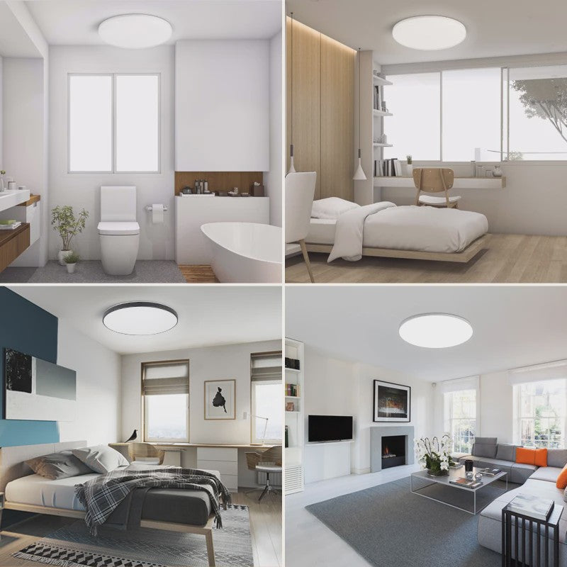 Waterdichte LED Plafondlamp Rond - 18W/30W/40W - IP44 - Keuken, Badkamer, Woonkamer