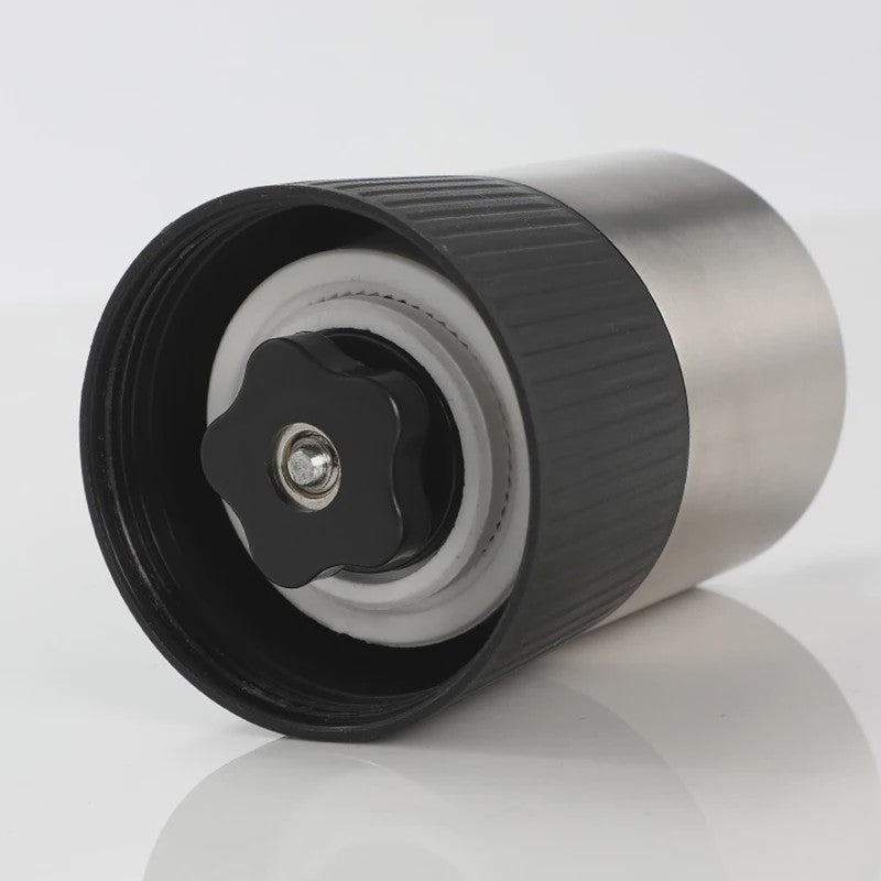 Handmatige Koffiemolen RVS met Keramische Kern - Compact & Visueel