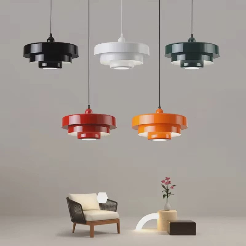 Retro Oranje Plafondlamp - Stijlvolle Hanglamp voor Eetkamer, Restaurant & Bar