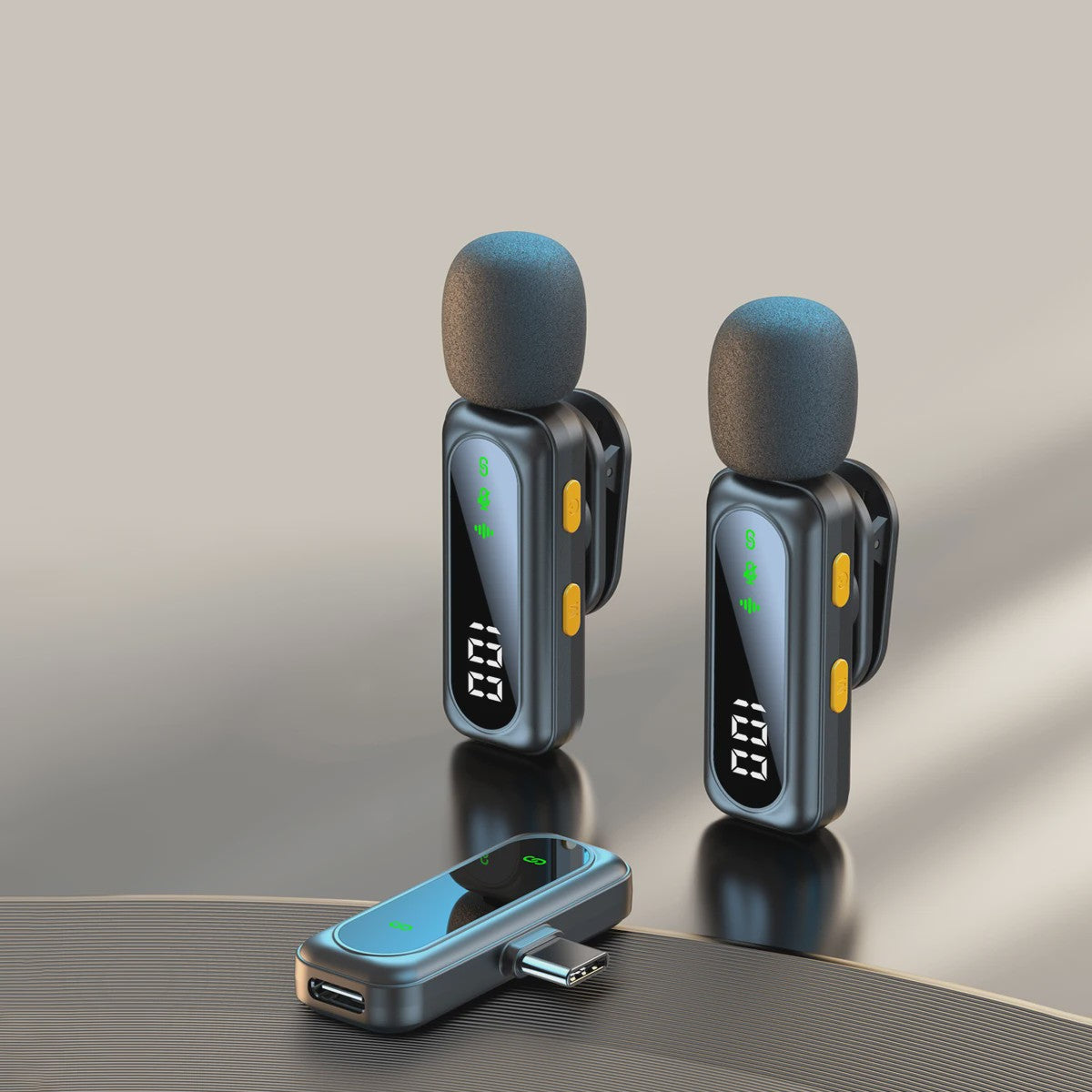 Draadloze Lavalier Microfoon voor iPhone & Android - Draagbaar, Ruisonderdrukking