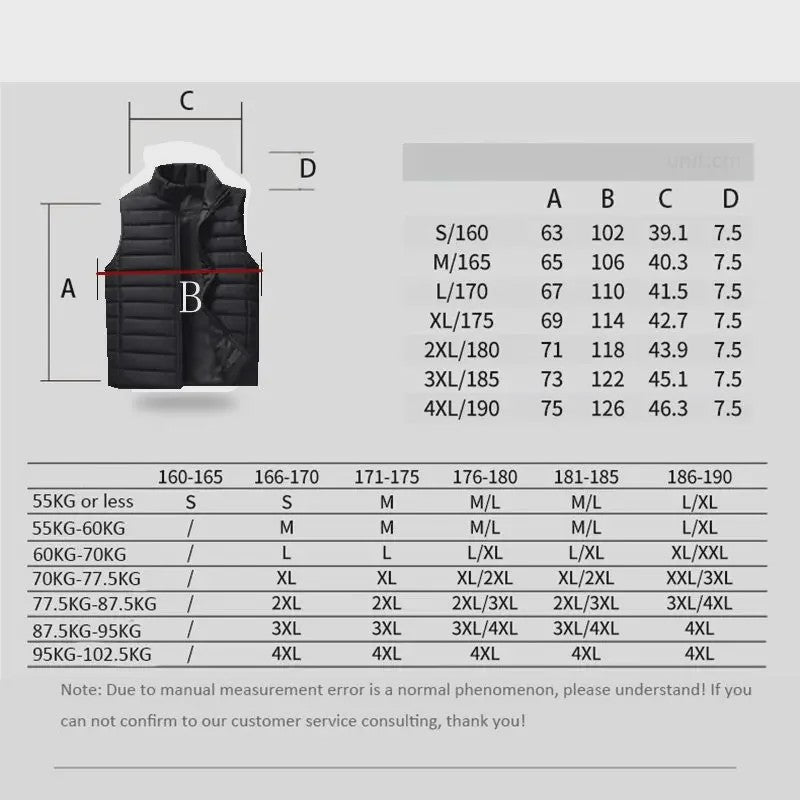 Heren Gevoerd Gilet met Opstaande Kraag - Stijlvol en Warm Winter Vest