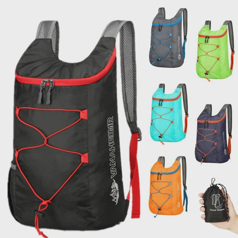 Opvouwbare Outdoor Rugzak - Lichtgewicht, Waterdicht Nylon voor Camping & Reizen