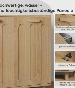Modern Minimalistisch Opbergkastje met Verborgen Opbergruimte - Multifunctioneel voor Badkamer & Wasruimte