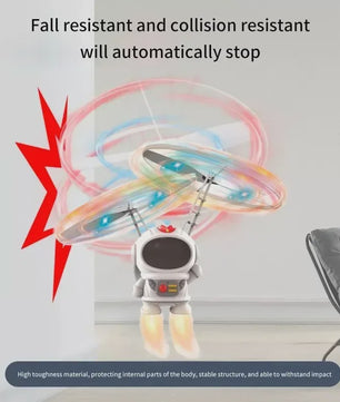 Zwevende Astronaut Drone met LED-verlichting - Interactief Vliegend Speelgoed voor Kinderen