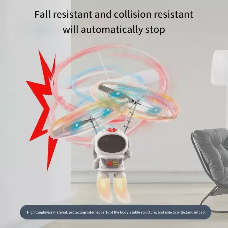 Zwevende Astronaut Drone met LED-verlichting - Interactief Vliegend Speelgoed voor Kinderen