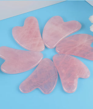 Natuurlijke Jade Gua Sha Schraper & Roller voor Gezichtsmassage - Verstevigende Huidverzorging