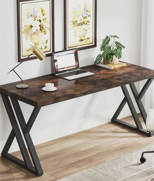 Modern 140cm Bureau met Z-Poot - Robuust Computerbureau voor Thuiswerken