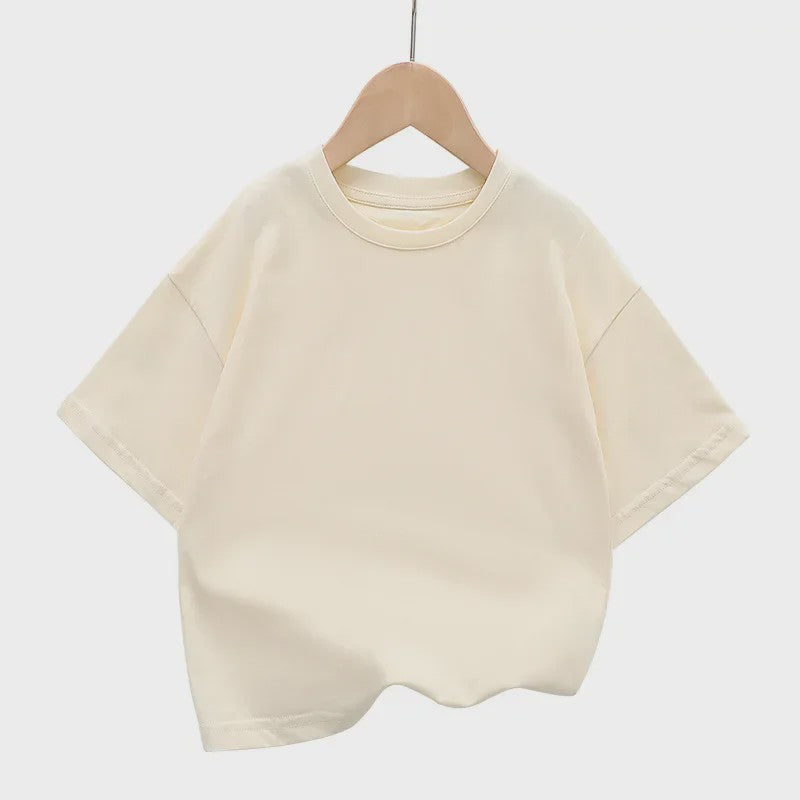 Zomer T-shirt Kinderen Korte Mouw Katoen - Trendy & Comfortabel voor Jongens & Meisjes (2-12 Jaar)
