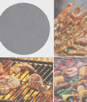 BBQ Grillmatten (Set van 5) - Hittebestendig, Antiaanbak & Herbruikbaar