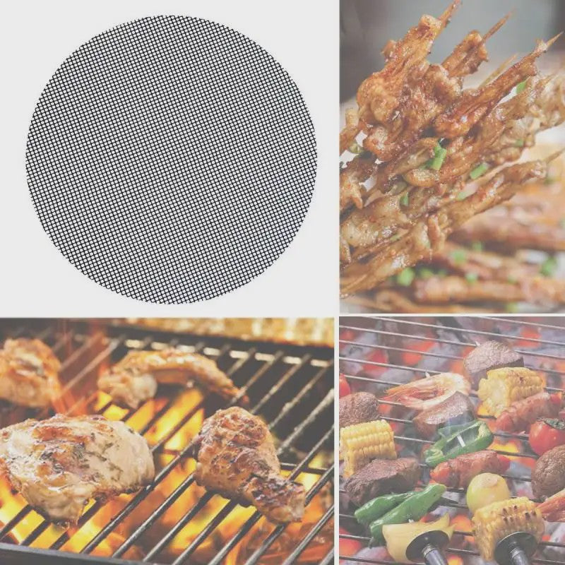 BBQ Grillmatten (Set van 5) - Hittebestendig, Antiaanbak & Herbruikbaar