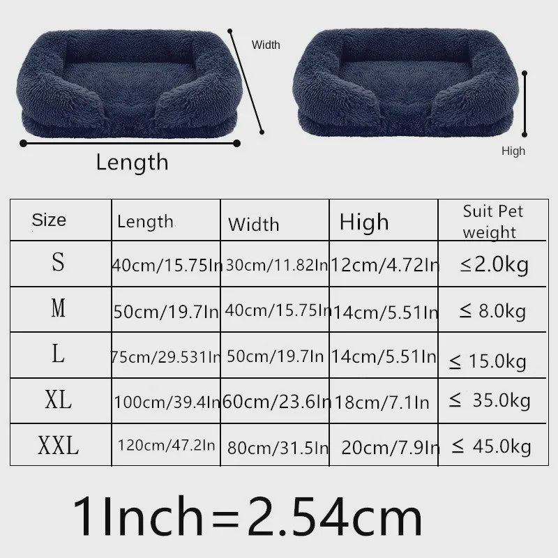 Luxe Pluche Hondenkussen - Extra Zacht & Orthopedisch - Winter Warm