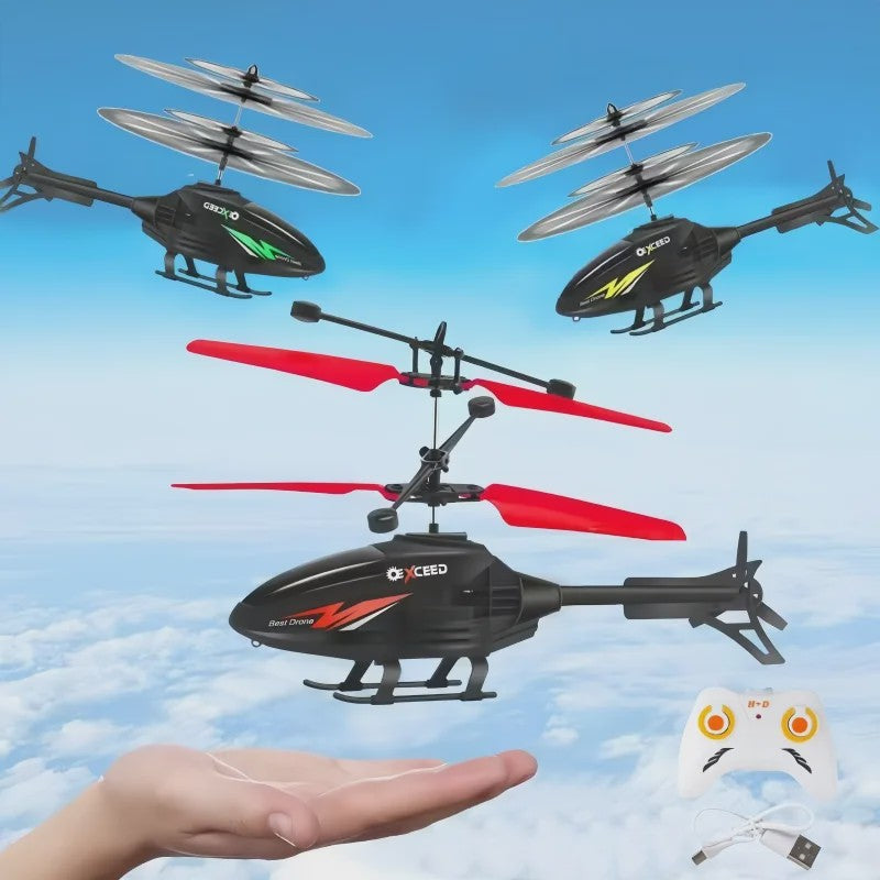 Inductie Helikopter Speelgoed met Afstandsbediening - Vliegend Cadeau voor Jongens en Meisjes