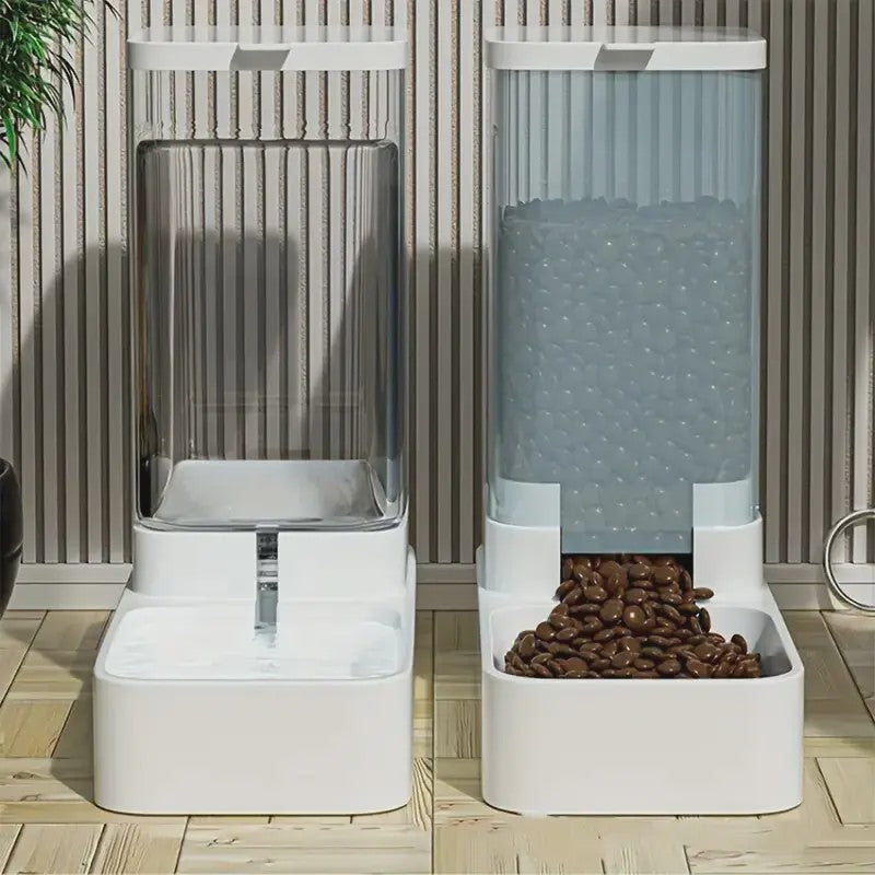 Automatische Hond Voerbak en Waterdispenser Set - Zwaartekracht Voedselsysteem