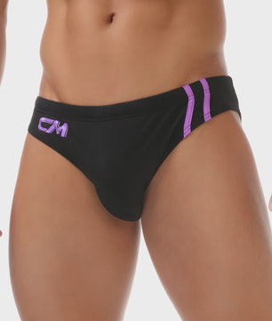 Trendy Heren Zwembroek - Stijlvolle Zwemslips met Sportieve Strepen