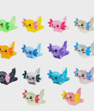 Set van 10-30 Mini Axolotl Beeldjes - Schattige Hars Figuurtjes voor Tuin, Aquarium & Decoratie