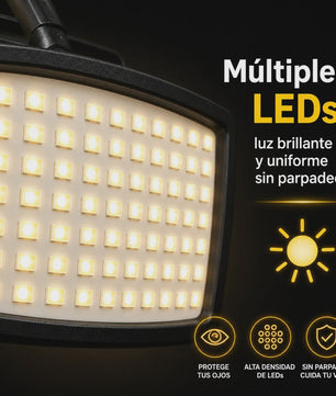 Solar LED Buitenlamp met Bewegingssensor - 4 Verstelbare Koppen, IP65 Waterdicht