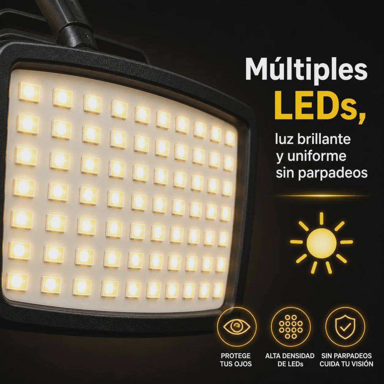 Solar LED Buitenlamp met Bewegingssensor - 4 Verstelbare Koppen, IP65 Waterdicht