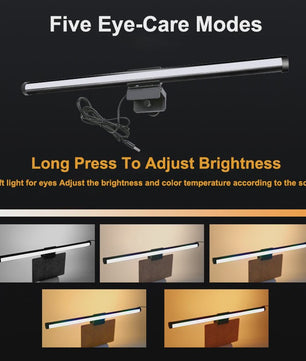 Monitor Lamp LED - Sfeerverlichting & Leeslamp voor Bureau & Gaming - USB
