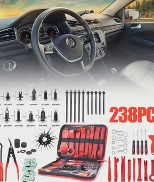 238-delige Auto Interieur Bekleding Verwijderingsset - Dashboard & Deurklem Gereedschap