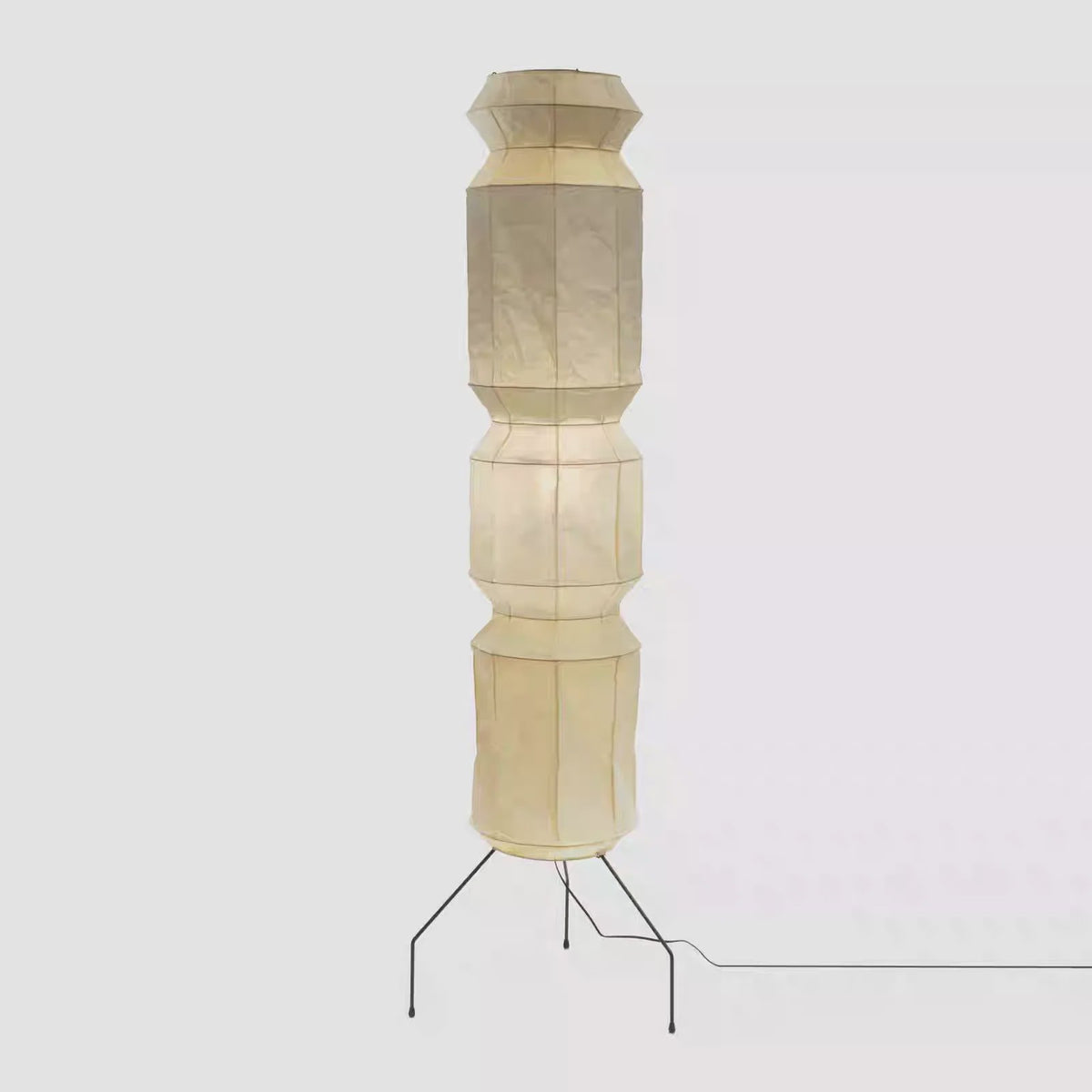 Akari Noguchi Stijl Verticale Vloerlamp - Japans Design Rijstpapier
