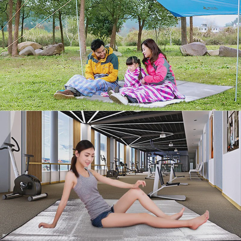 Isolerende Camping Mat: Foam & Aluminium Folie voor Warmte & Comfort