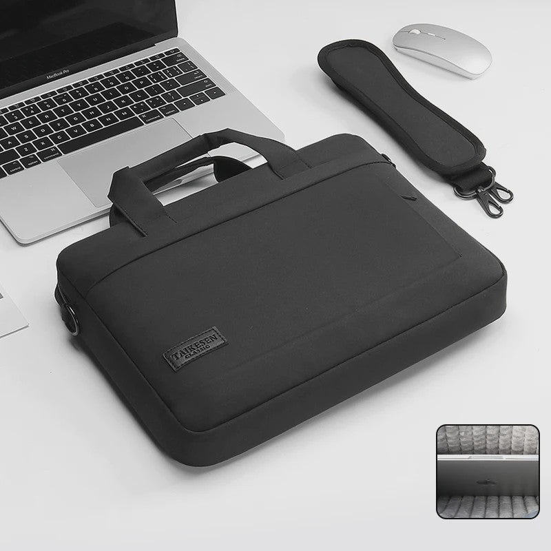 Waterdichte Laptoptas 13-17.3 Inch met Schouderband & Handvat - Bescherming & Opbergruimte