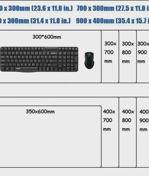 Grote Gaming Muismat XL - Lotrs Film Thema Deskmat voor PC & Bureau