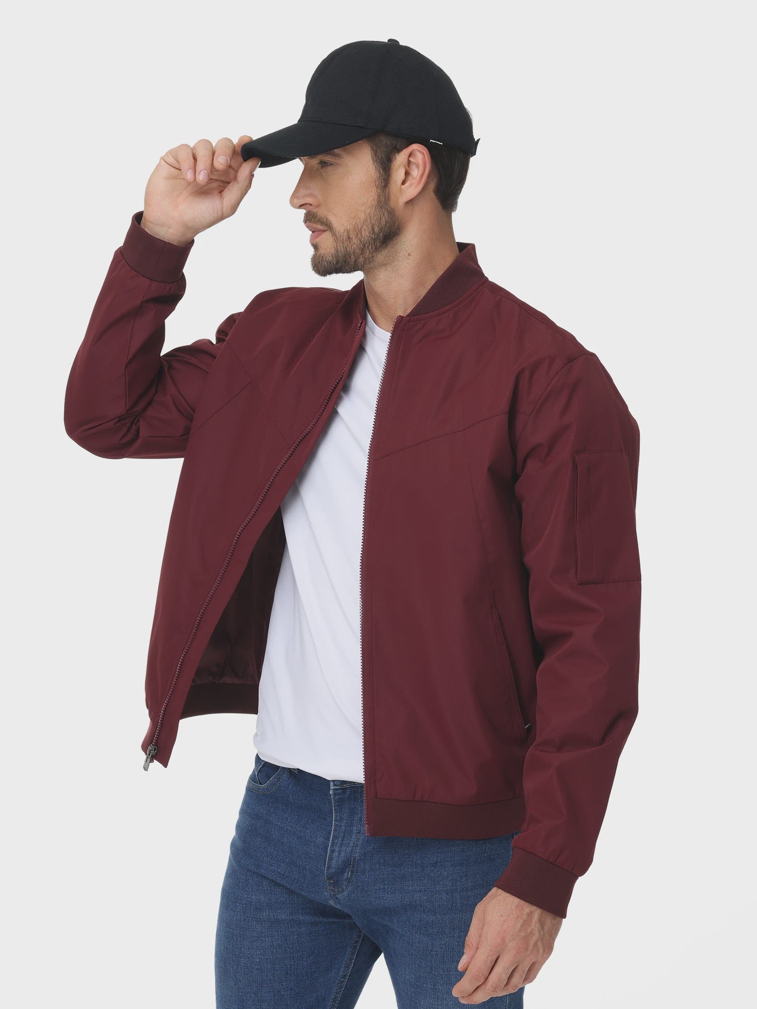 Lichtgewicht Heren Windjack - Casual Baseball Jas met Binnenzak