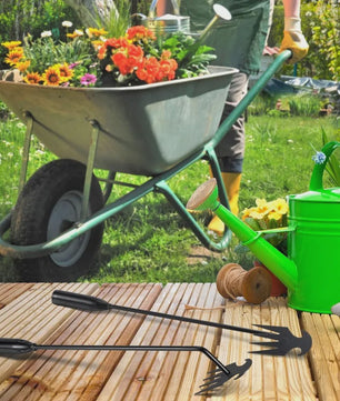 Handige Tuin Wier Weeder Tool - Efficiënte Onkruidverwijderaar met 4 Tanden