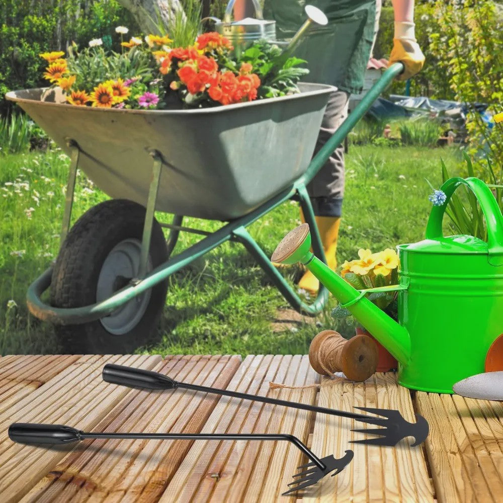 Handige Tuin Wier Weeder Tool - Efficiënte Onkruidverwijderaar met 4 Tanden