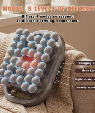 Draadloze Massage Gun met 42 Kopper, 9 standen & Intensiteiten voor Spierpijn Verlichting
