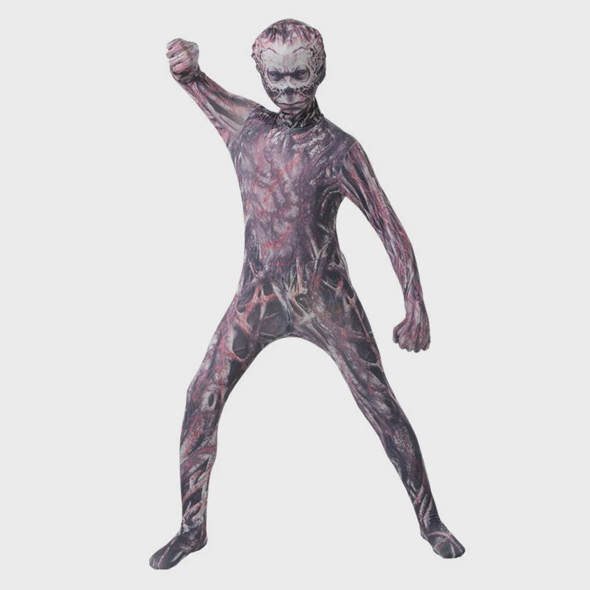Vecna Cosplay Jumpsuit voor Kinderen - Halloween & Feestkostuum