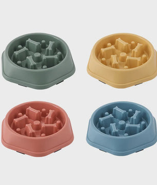 Anti-schrok Voerbak voor Hond en Kat - Vertraagt Eten, Gezond & Antislip