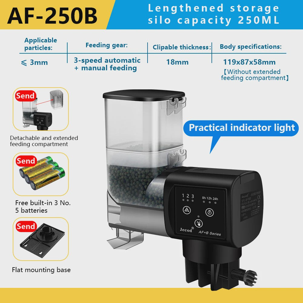 Jebao Jecod Automatische Aquarium Voederautomaat met Digitale Timer & Afstandsbediening