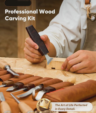 Compleet Houtsnijgereedschap Set (25 Delig) - Ideaal voor Beginners en Hobbyisten