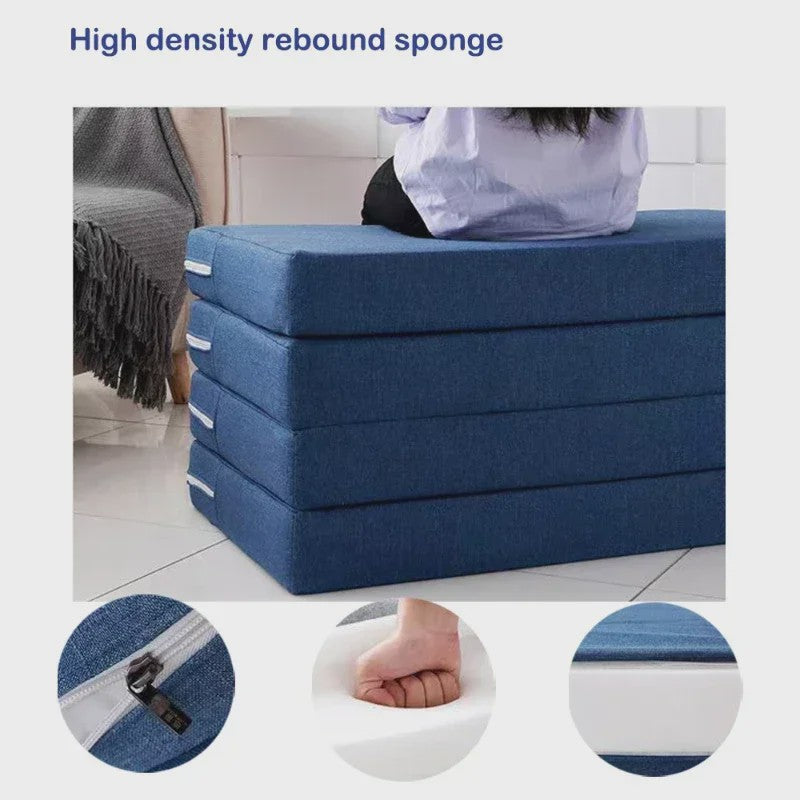 Opvouwbare Schuimmatras - Comfortabele Vloermat, Yogamat, Gastenbed & Zetel