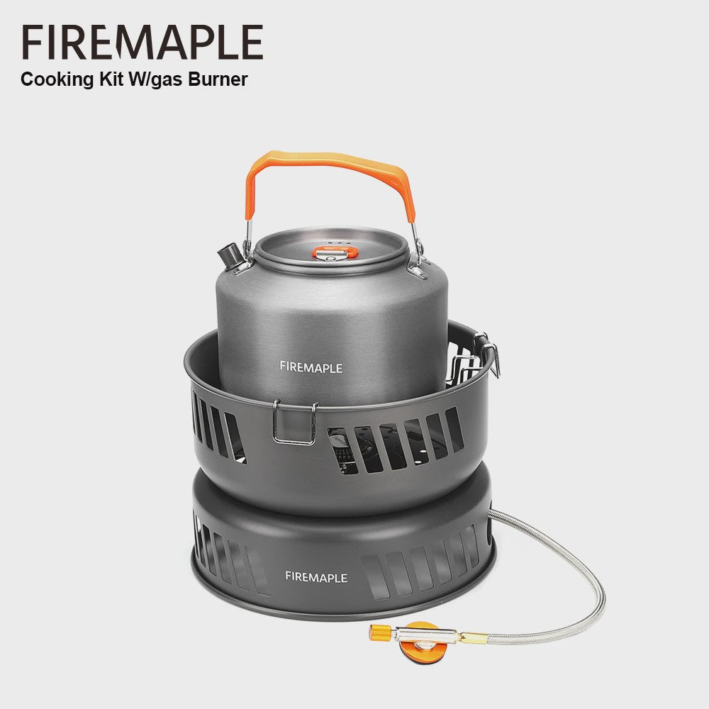 Fire-Maple Complete Kookset met Gasbrander - Outdoor Kampeeruitrusting voor Hiking & Picnic